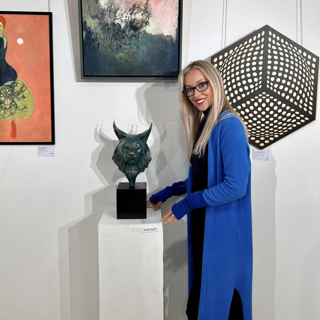 Min Reid,Sculptor in Malvern